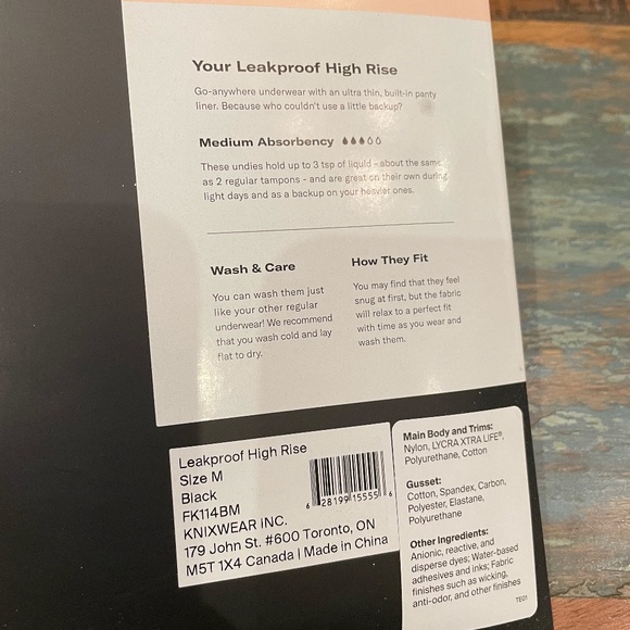 KNIX Leakproof High Rise Brief BNIB - Picture 10 of 10